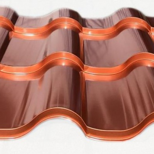 Металлочерепица Монтерроса0,5 мм с покрытием Полиэстер