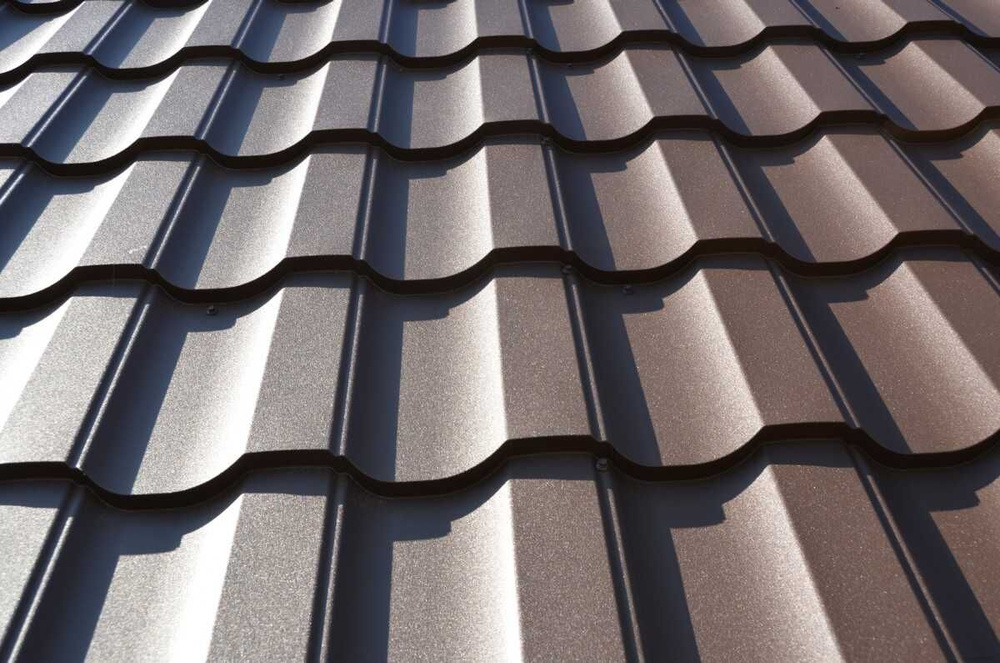 Металлочерепица ТРАМОНТАНА RAL8017 Viking